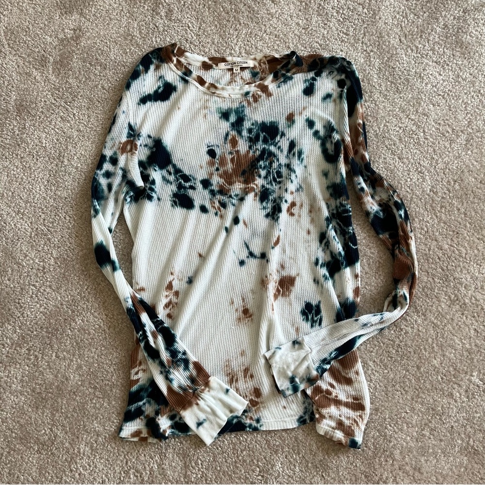 Cotton citizen long sleeve waffle shirt